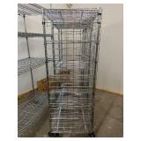 MSRP $4,000+ TECHNIBILT TSS NSF MOBILE INVENTORY STORAGE SYSTEM, 68"W x 23"D x 63"H, MULTI-BAY WIRE SUPPLY CART, LOCKING CASTERS, HOSPITAL, PHARMACY, MEDICAL & WAREHOUSE ORGANIZATION