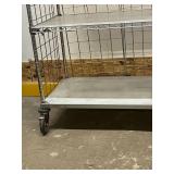 MSRP $2,500+ METRO SUPER ERECTA NSF MOBILE STORAGE CART, 76"H x 48"W x 24"D, 5 SHELVES, WIRE ENCLOSURE PANELS, LOCKING CASTERS, COMMERCIAL GRADE FOR MEDICAL, LAB, PHARMACY & WAREHOUSE STORAGE