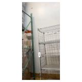 MSRP $2,500+ METRO SUPER ERECTA NSF MOBILE STORAGE CART, 76"H x 48"W x 24"D, 5 SHELVES, WIRE ENCLOSURE PANELS, LOCKING CASTERS, COMMERCIAL GRADE FOR MEDICAL, LAB, PHARMACY & WAREHOUSE STORAGE
