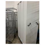 MSRP $4,000+ MOBILE HOSPITAL INVENTORY MANAGEMENT CABINET, 80"H x 48"W x 24"D, ROLLING BIN STORAGE SYSTEM W/ CASTERS, DUAL-COLUMN ORGANIZER FOR MEDICAL SUPPLIES, PARTS, CABLES & MATERIALS MANAGEME