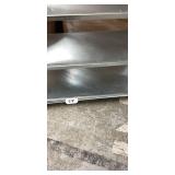 MSRP $1,200+ ULINE COMMERCIAL MOBILE SHELVING UNIT, 72"T X 72"W X 24"D GALVANIZED STEEL RACK, 5 ADJUSTABLE SHELVES, LOCKING CASTERS, WAREHOUSE, STOCKROOM, SHIPPING, RETAIL & INDUSTRIAL STORAGE