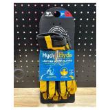 Hydra Hyde Leather Work Gloves 2 Pairs Medium
