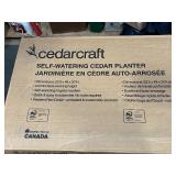 Cedarcraft Self Watering Cedar Planter