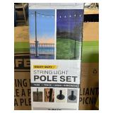 String Light Pole Set