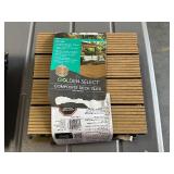Composite Deck Tiles 8 Tiles 12"x12"