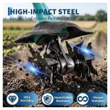 Garvee Cordless Electric Tiller