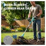 Garvee Cordless Electric Tiller