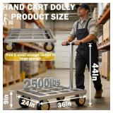 Hrwug Heavy Duty Push Cart Dolly
