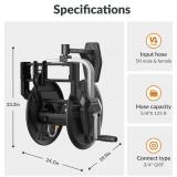 Giraffe Tools Garden Hose Reel Wall Mount