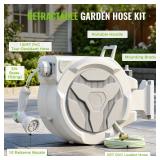 LuckyTech Retractable Garden Hose Reel
