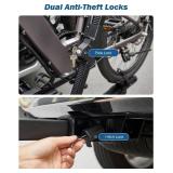 Joytutus Hitch E-Bike Rack with Ramp for 2 E-Bikes