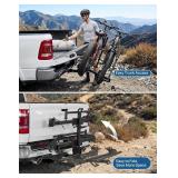 Joytutus Hitch E-Bike Rack with Ramp for 2 E-Bikes
