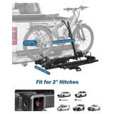 Joytutus Hitch E-Bike Rack with Ramp for 2 E-Bikes