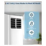 Garvee 8000 BTU 3-in-1 Portable Air Conditioner