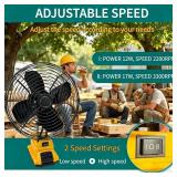 Babulas Portable Metal Cordless Fan