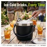 Insulated Ice Bucket with Lid and Handle