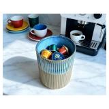 Rhobtyne Large Stoneware Kitchen Utensil Holder