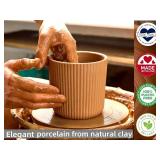 Rhobtyne Large Stoneware Kitchen Utensil Holder