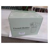 Rhobtyne Large Stoneware Kitchen Utensil Holder