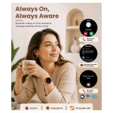 Erkwei Smart Watch wit 4 Bands