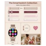 Erkwei Smart Watch wit 4 Bands