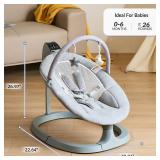 VaVaSoo 2-in-1 Electric Baby Swing