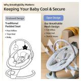 VaVaSoo 2-in-1 Electric Baby Swing