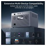 Ecosky 3000 ANSI 4K Google TV Projector