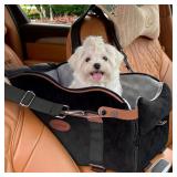 Woochpet Center Console Dog Car Seat for Small Pets