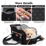 Woochpet Center Console Dog Car Seat for Small Pets