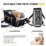 Woochpet Center Console Dog Car Seat for Small Pets