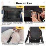 Woochpet Center Console Dog Car Seat for Small Pets