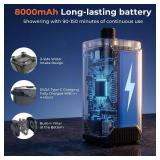 LeBeiXon Rechargeable Camping Shower/Shower Pump