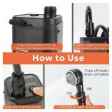 LeBeiXon Rechargeable Camping Shower/Shower Pump