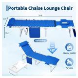 Garvee Tanning Chair with Face Hole