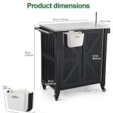 Nice C Grill Cart/Outdoor Kitchen Island