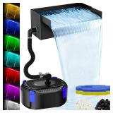 AquaMarine Complete Outdoor Pond Waterfall Kit