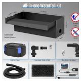 AquaMarine Complete Outdoor Pond Waterfall Kit