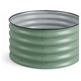 Sponvatt Round Galvanized Raised Garden Bed
