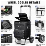 Kedsum 60 Can Large Cooler with Wheels