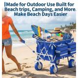 Garvee Collapsible Beach Wagon Cart