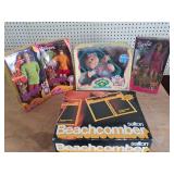 Scooby Doo Barbies, Cabbage Patch Kids Newborn, Salton Beach Comber NIB