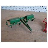 John Deere Planter & Benac Bale Hauler with 3 Bales