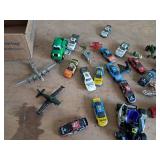 Box of Matchbox assorted Cars & Planes