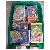 Tote of VHS Movies