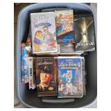 Tote of VHS Movies