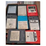 Lot of 8 Tracks & Cassette Tapes