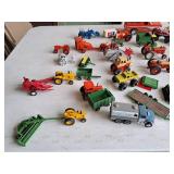 Toy Tractor & Car Lot