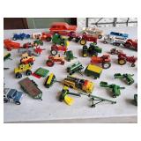 Toy Tractor & Car Lot