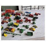 Toy Tractor & Car Lot